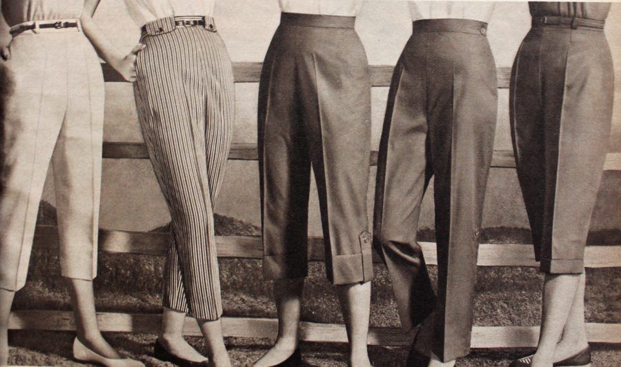 История появления женских брюк. история мужских брюк
