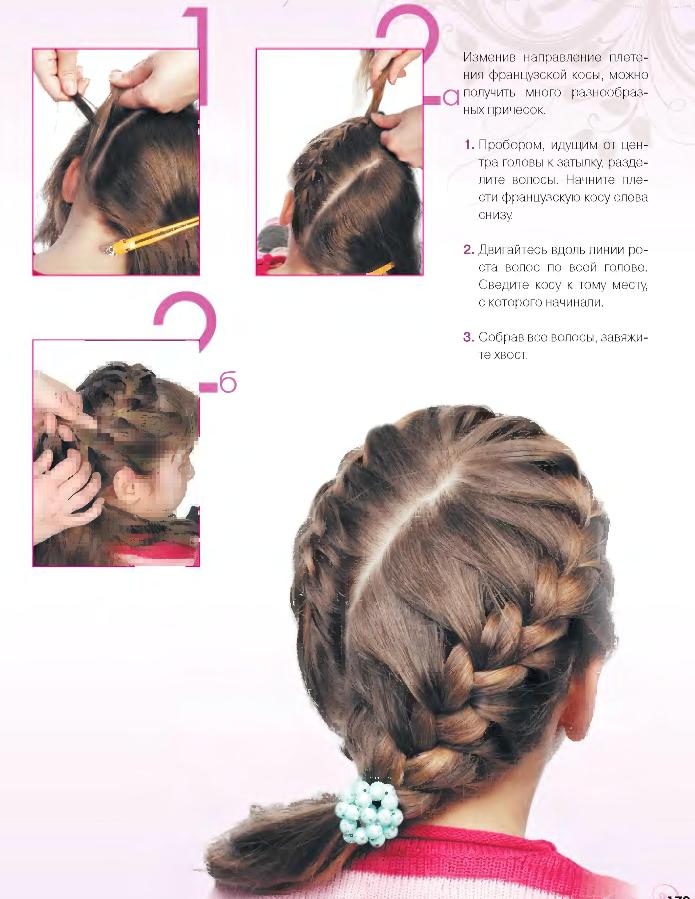 Французская коса инструкция. Схема заплетения косичек для детского сада. Прически с плетением для девочек. Схема плетения косичек для детей. Схемы причесок для девочек.