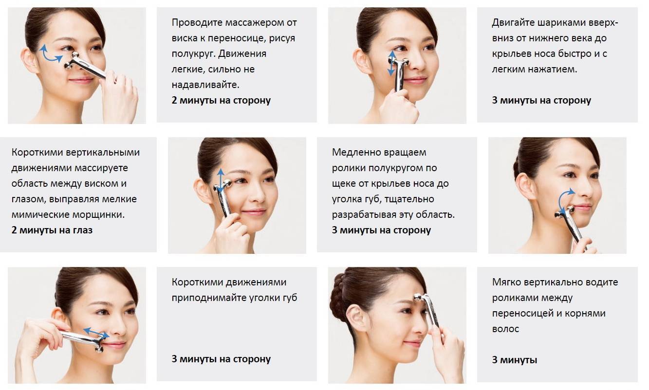 WELLDERMA face Lifting Roller Dark Silver премиальный омолаживающий массажер для лица