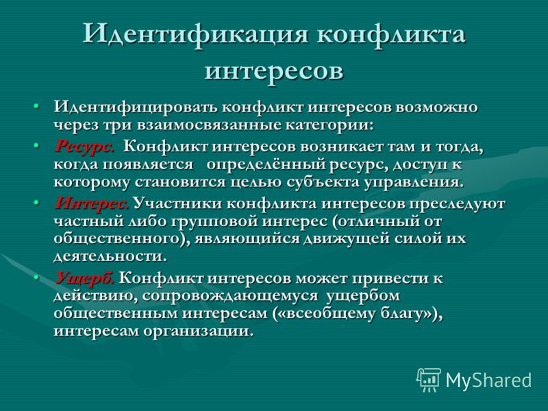 Вразрез интересам