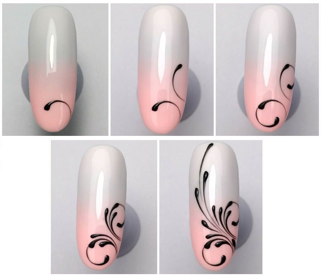 Дизайн ногтей с вензелями - создаем шедевры на ногтях