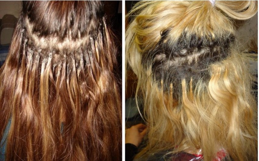 Наращивание вред. Капсульное наращивание волос. Некачественное наращивание волос. Волосы после наращивания. Последствия наращивания волос.