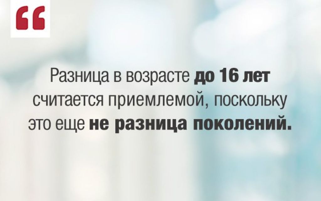 Какой должна быть идеальная разница в возрасте в отношениях мужчины и женщины